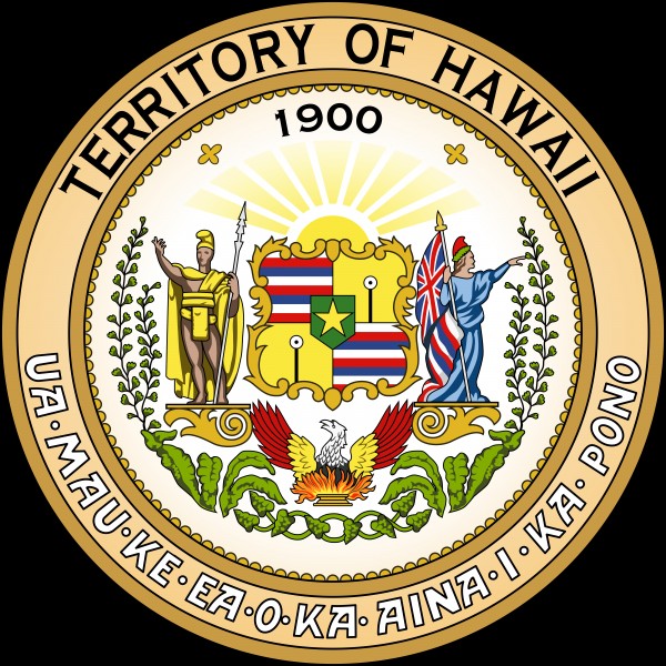 Hawaii Territory Great Seal by Fun With Flags